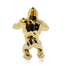 Load image into Gallery viewer, RICHARD ORLINSKI &#39;Kong Christmas&#39; (2024) Chrome Resin Designer Art Figure (gold)