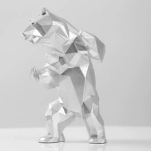 Load image into Gallery viewer, RICHARD ORLINSKI 'Standing Bear' (2025) Matte Silver Resin Designer Art Figure - Signari Gallery 