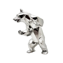 Load image into Gallery viewer, RICHARD ORLINSKI 'Standing Bear' (2025) Matte Silver Resin Designer Art Figure - Signari Gallery 
