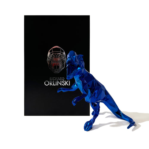 RICHARD ORLINSKI 'T-Rex' (2024) Resin Designer Art Figure (blue)