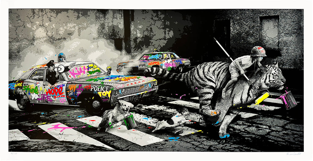 ROAMCOUCH 'The Chase' (2024) 22-Color Screen Print