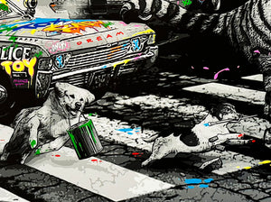 ROAMCOUCH 'The Chase' (2024) 22-Color Screen Print