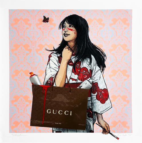 ROAMCOUCH x DOTMASTERS 'Nadeshiko Shopper' (2024) Giclée Print