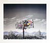 ROAMCOUCH x JEFF GILLETTE 'Ruined Sign: Dragon World' (2021) Giclée Print - Signari Gallery 