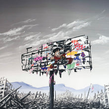Load image into Gallery viewer, ROAMCOUCH x JEFF GILLETTE &#39;Ruined Sign: Dragon World&#39; (2021) Giclée Print - Signari Gallery 