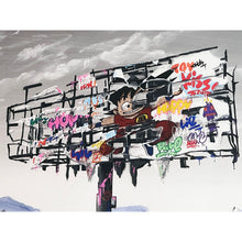 Load image into Gallery viewer, ROAMCOUCH x JEFF GILLETTE &#39;Ruined Sign: Dragon World&#39; (2021) Giclée Print - Signari Gallery 