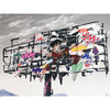 ROAMCOUCH x JEFF GILLETTE 'Ruined Sign: Dragon World' (2021) Giclée Print - Signari Gallery 