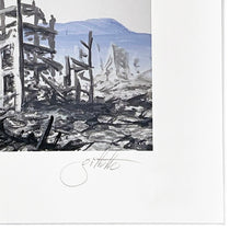 Load image into Gallery viewer, ROAMCOUCH x JEFF GILLETTE &#39;Ruined Sign: Dragon World&#39; (2021) Giclée Print - Signari Gallery 
