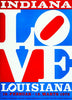ROBERT INDIANA 'LOVE: Louisiana' (1972) Rare Original Lithograph Print