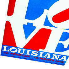 Load image into Gallery viewer, ROBERT INDIANA &#39;LOVE: Louisiana&#39; (1972) Rare Original Lithograph Print