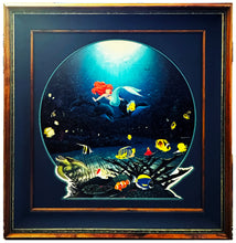 Load image into Gallery viewer, ROBERT WYLAND 'Ariel's Ocean Ride' (2005) Gallery Framed Giclee on Canvas