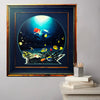 ROBERT WYLAND 'Ariel's Ocean Ride' (2005) Gallery Framed Giclee on Canvas