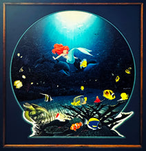Load image into Gallery viewer, ROBERT WYLAND 'Ariel's Ocean Ride' (2005) Gallery Framed Giclee on Canvas