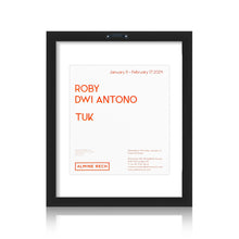 Load image into Gallery viewer, ROBY DWI ANTONO &#39;Menari: Mentari&#39; (2024) Mounted (framed) Show Card