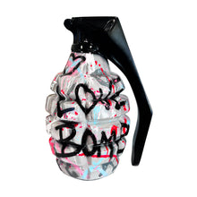 Load image into Gallery viewer, ROCKY ASBURY &#39;Love Bomb&#39; (2022) Huge Hand-Painted Hand-Grenade