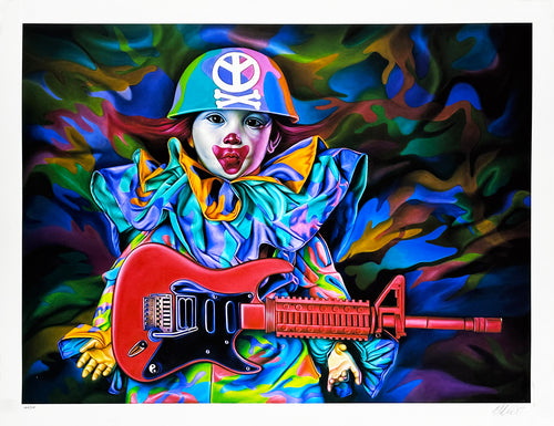 RON ENGLISH 'Combrat Rising' Archival Pigment Print - Signari Gallery 