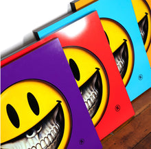 Load image into Gallery viewer, RON ENGLISH &#39;Sign of the Crimes&#39; (sky blue) UV-Cured Print on Aluminum - Signari Gallery 