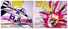 Load image into Gallery viewer, ROY LICHTENSTEIN 'WHAAM!' (1963-1986) Rare Original Diptych Serigraph Print