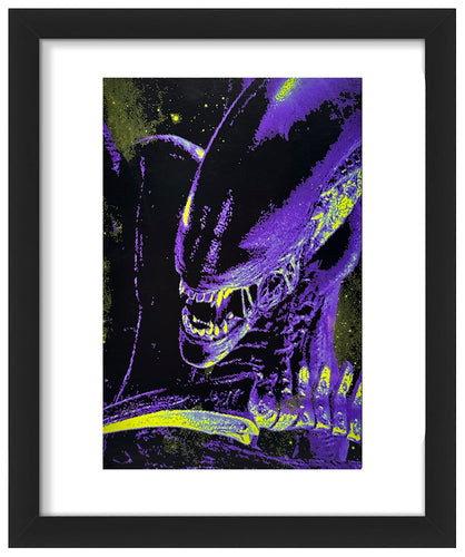RUCKING FOTTEN 'Aliens' (2021) Original Framed Show Card - Signari Gallery 