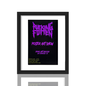 RUCKING FOTTEN 'Aliens' (2021) Original Framed Show Card - Signari Gallery 