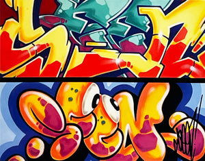 SEEN 'Graffiti Mix 1 + 2' (2021) Screen Print Poster Set - Signari Gallery 