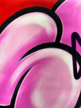 Load image into Gallery viewer, SEEN &#39;Original Painting #9969&#39; (pink) Original Bubble-Tag on Canvas - Signari Gallery 