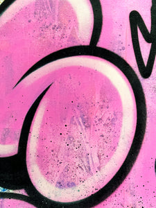 SEEN 'Original Painting #8666' (pink) Original on Canvas - Signari Gallery 