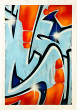 Load image into Gallery viewer, SEEN &#39;Original Painting #8807&#39; (blue/orange) Original on Canvas - Signari Gallery 