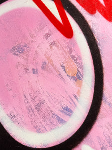 SEEN 'Original Painting #8905' (pink) Original on Canvas - Signari Gallery 