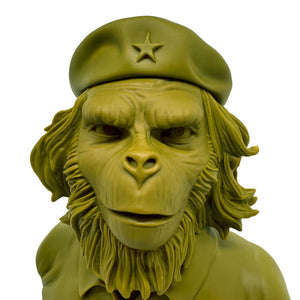 SSUR x 3DRetro 'Rebel Ape' (2013) Rare Designer Vinyl Art Bust (Army green)