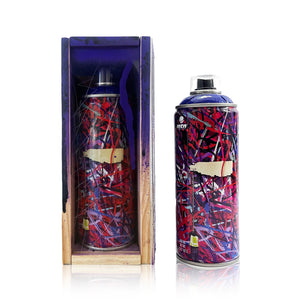 SABER x Beyond the Streets 'Buffer Beautification' (2023) Hand-Painted/Signed Spray Can + Display - Signari Gallery 