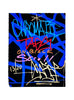 SABER 'Chromatic Tags Scroll' (2024) Hand-Painted Multiple on Paper