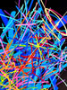 SABER 'Chromatic Tags Scroll' (2024) Hand-Painted Multiple on Paper