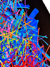 Load image into Gallery viewer, SABER &#39;Chromatic Tags Scroll&#39; (2024) Hand-Painted Multiple on Paper