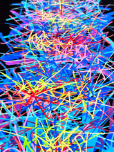 Load image into Gallery viewer, SABER &#39;Chromatic Tags Scroll&#39; (2024) Hand-Painted Multiple on Paper