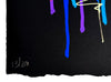 SABER 'Chromatic Tags Scroll' (2024) Hand-Painted Multiple on Paper
