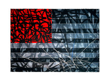 Load image into Gallery viewer, SABER &#39;Flag&#39; (2013) Rare 10-Color Serigraph (red)