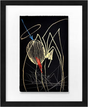 Load image into Gallery viewer, SABER &#39;Spider&#39; (2024) Float-Framed Original Hand-Drawn Sketch + Sticker