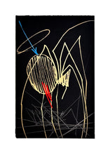 Load image into Gallery viewer, SABER &#39;Spider&#39; (2024) Float-Framed Original Hand-Drawn Sketch + Sticker