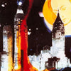 SALVADOR DALI 'The Moon on Manhattan' (1976) Custom Framed Limited Ed. Lithograph