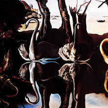 Load image into Gallery viewer, SALVADOR DALI 'Swans Reflecting Elephants' (1988) Offset Lithograph Poster