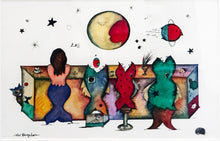 Load image into Gallery viewer, SAMUEL RUDER 'The Regulars' (2018) Custom Framed Original Artwork(s)