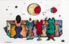 SAMUEL RUDER 'The Regulars' (2018) Custom Framed Original Artwork(s)