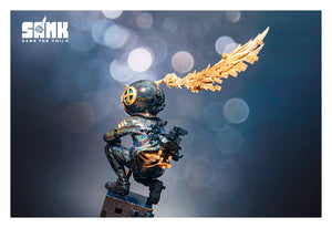 SANK 'Faded Away' (Obsidian) Resin Designer Art Figure - Signari Gallery 