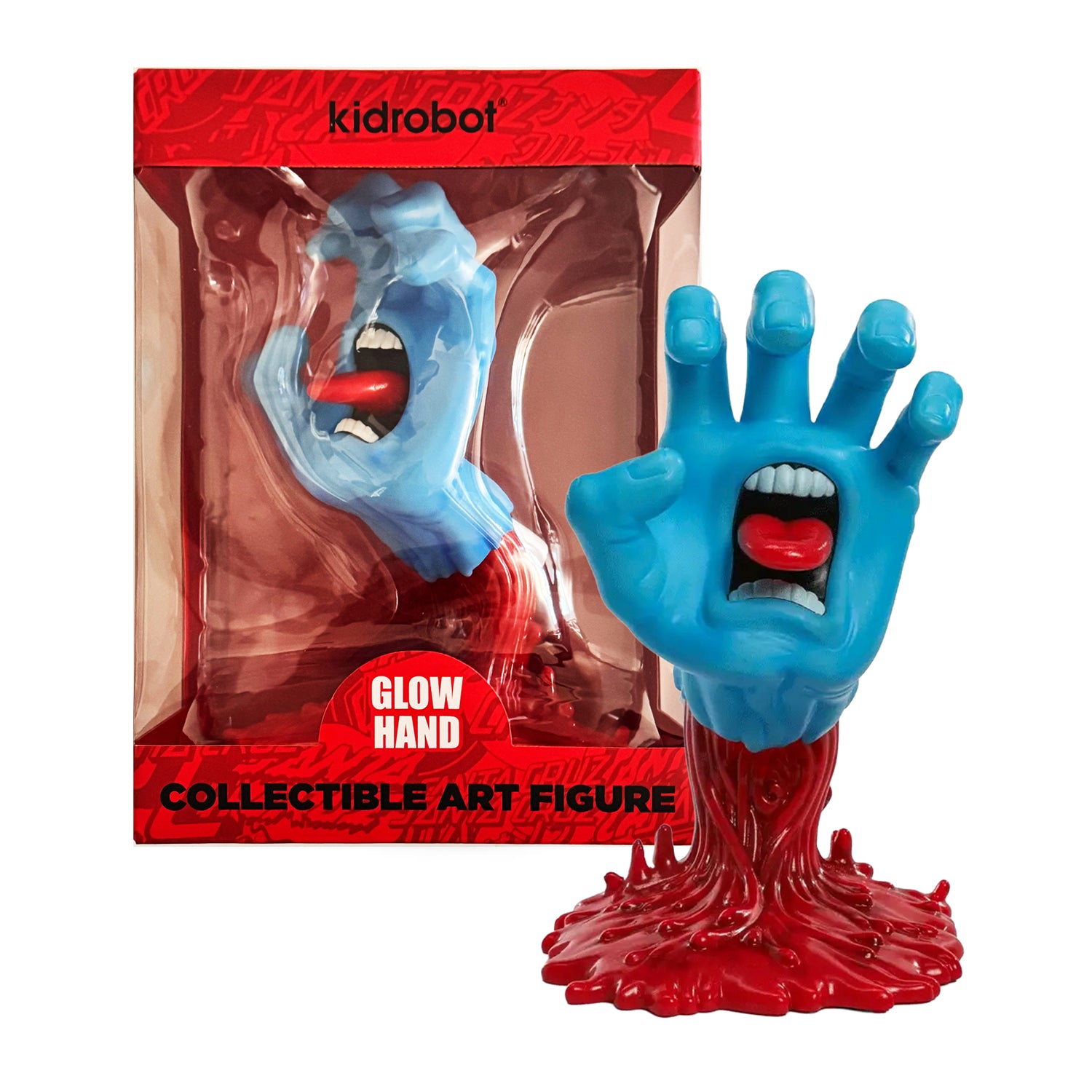 SANTA CRUZ x KidRobot 'Screaming Hand' (2025) 40th Ann. GID Vinyl
