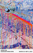 Load image into Gallery viewer, SARAH SZE &#39;Rip Tide&#39; (2025) Offset Lithograph Exhibit Poster - Signari Gallery 