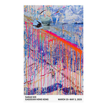 Load image into Gallery viewer, SARAH SZE &#39;Rip Tide&#39; (2025) Offset Lithograph Exhibit Poster - Signari Gallery 