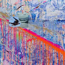 Load image into Gallery viewer, SARAH SZE &#39;Rip Tide&#39; (2025) Offset Lithograph Exhibit Poster - Signari Gallery 