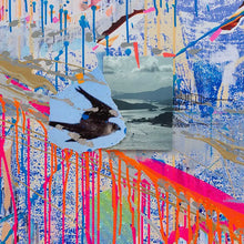 Load image into Gallery viewer, SARAH SZE &#39;Rip Tide&#39; (2025) Offset Lithograph Exhibit Poster - Signari Gallery 