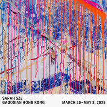 Load image into Gallery viewer, SARAH SZE &#39;Rip Tide&#39; (2025) Offset Lithograph Exhibit Poster - Signari Gallery 